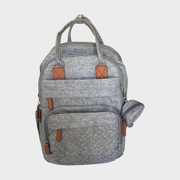 LOVEVOOK Handbags - NWT Light Grey Diaper Bag Backpack Multifunctional lots of features pockets